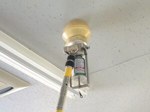 自動火災報知器設備点検の様子